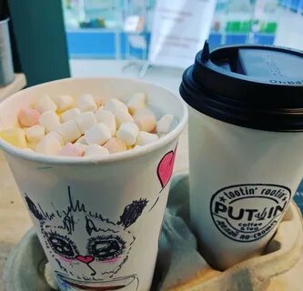 You put in coffee
