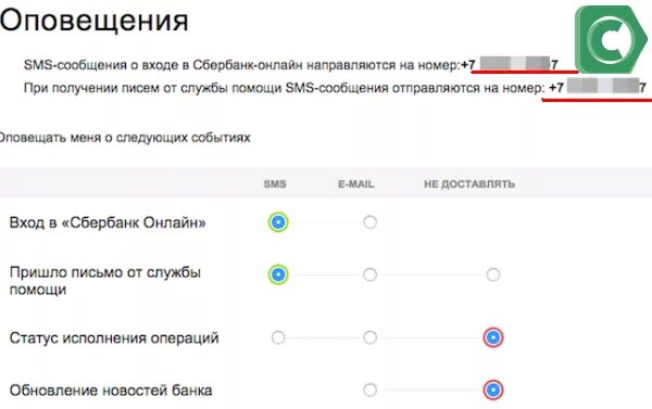 Сбербанк изменить номер телефона привязанный. Смс оповещение Сбербанк.