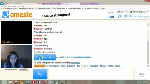 Omegle with sound.