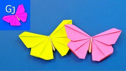 Бабочка из бумаги 3 класс