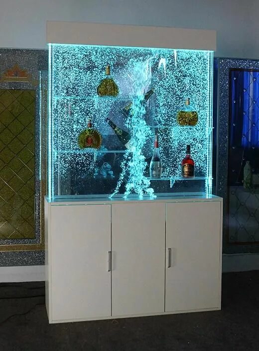 Пузырьковая панель с рыбками. Панель с пузырьками для интерьера. Водяная панель. Экран с водой перегородка.