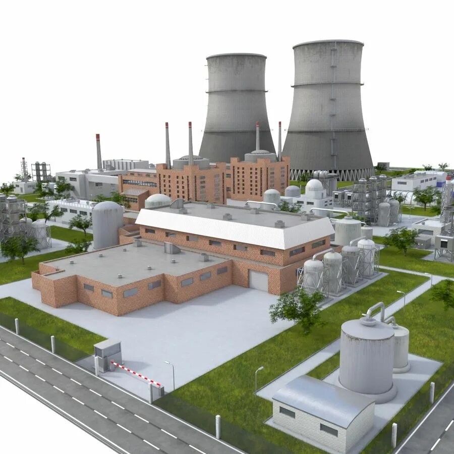 Power plant 3. Ignalina nuclear Power Plant 3д модель станции. Nuclear Power Plant 3d model. АЭС 2006 3d модель. Нововоронежская АЭС 3д модель.