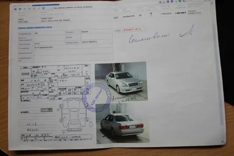 Проверка японского авто