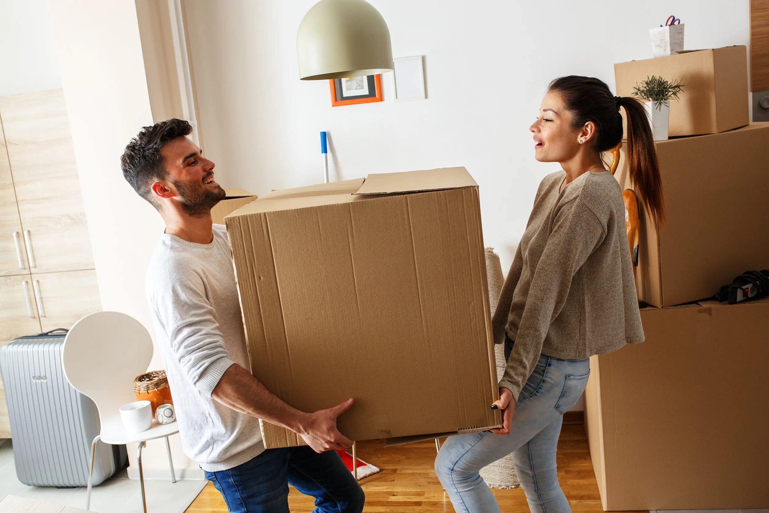 Happy moving