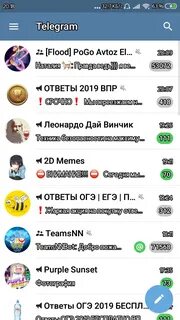 Телеграмм ответы