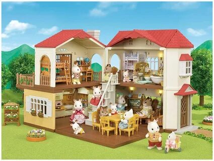 Большой дом со светом sylvanian