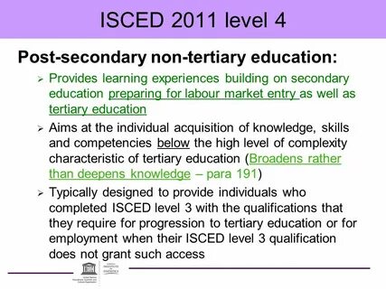 Post secondary education