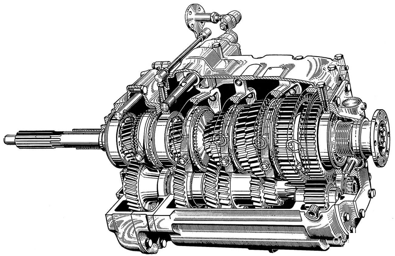 Кпп грузовых автомобилей. Трансмиссия автомобиля (коробка передач). ДВЕНАДЦАТИСТУПЕНЧАТАЯ (4х3) коробка передач Spicer, модель 8512. Разрез коробки передач. Коробка передач в разрезе.