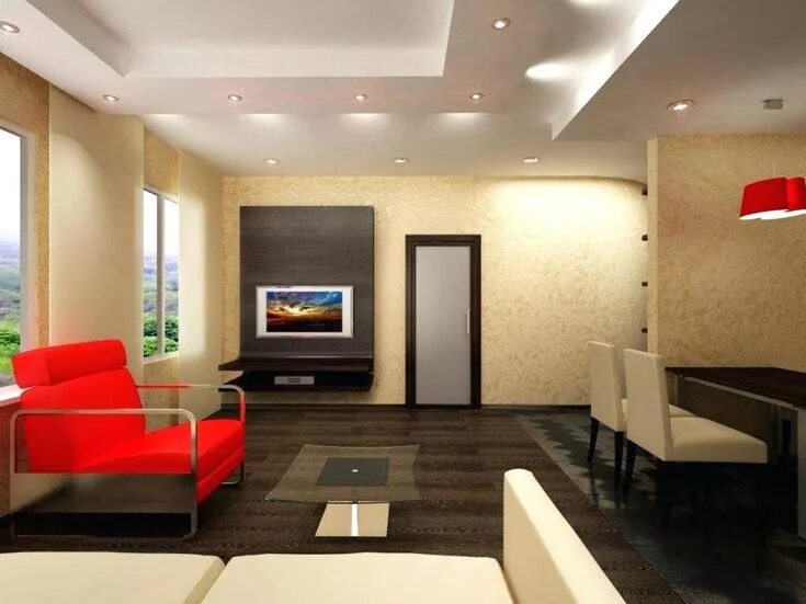 Планировка двухкомнатной квартиры общей площадью 64,4 м² от компании "ДомСтрой Р