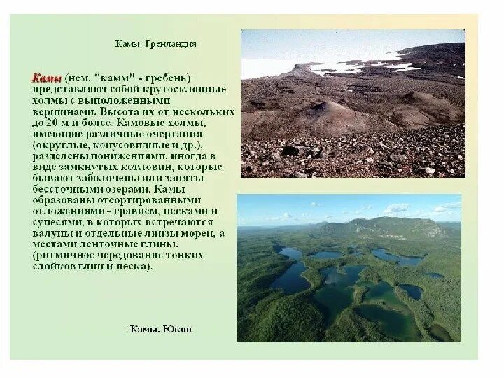 Озы и камы происхождение. Озы и камы формы рельефа. Ледниковые формы рельефа озы. Друмлины форма рельефа. Камы форма рельефа.