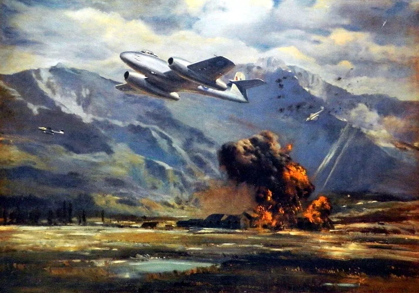 Черный четверг американской авиации. Gloster Meteor в Корее.