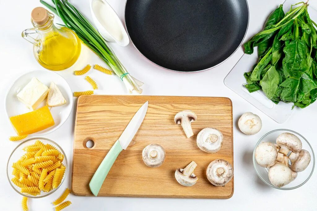 Sour Cream and Herbs Top view. Start Cooking or start to Cook. Start to cook