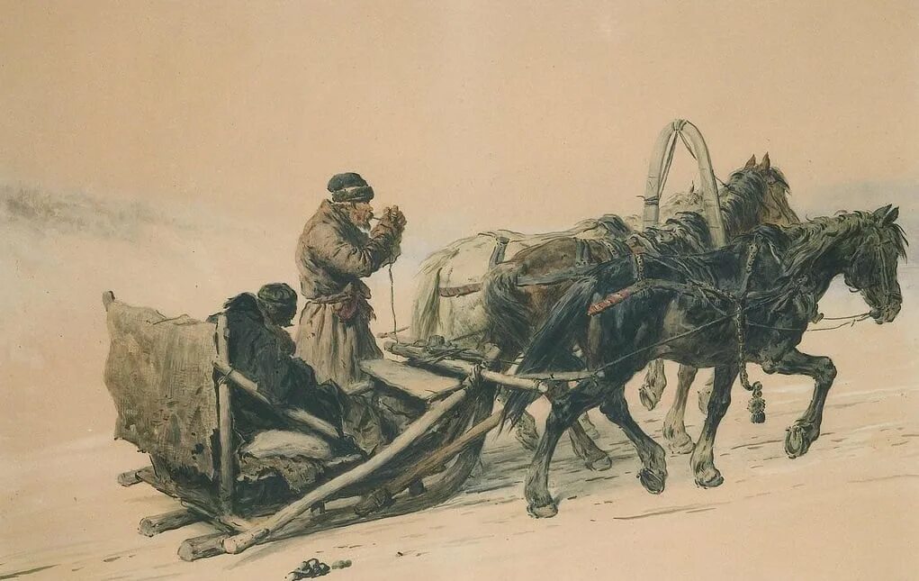 Песня эй ямщик