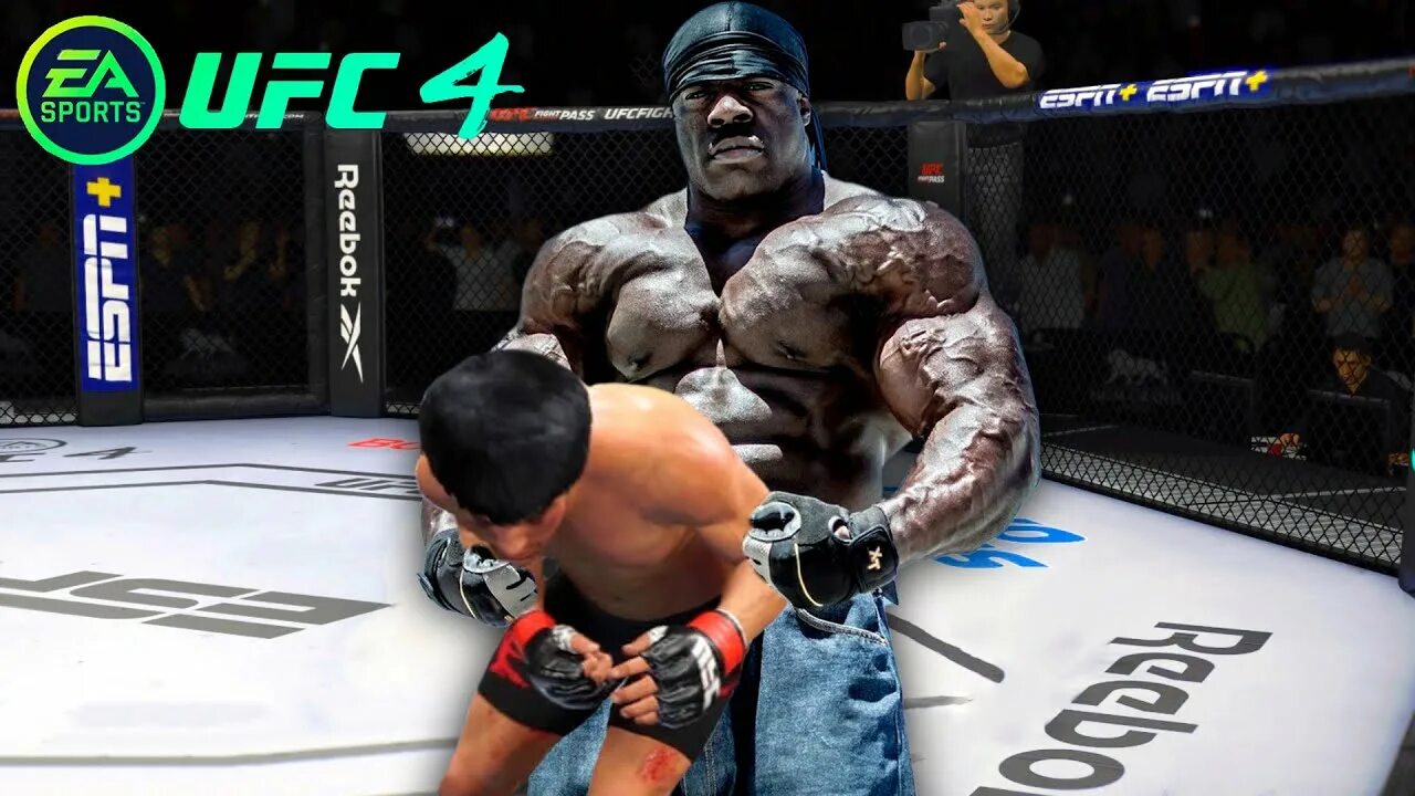 Lee vs. Bruce lee fight. bruce lee ufc. ufc 4 bruce lee big muscle.