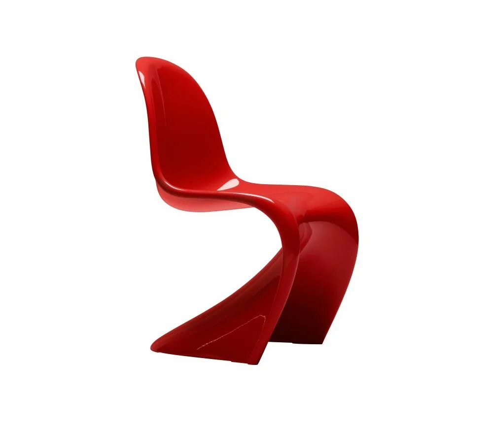 Гнутая форма. Verner Panton, Chair Classic Vitra. Вернер пантон Panton Chair. Стул Tivoli Вернер пантон. Стул Panton Chair.