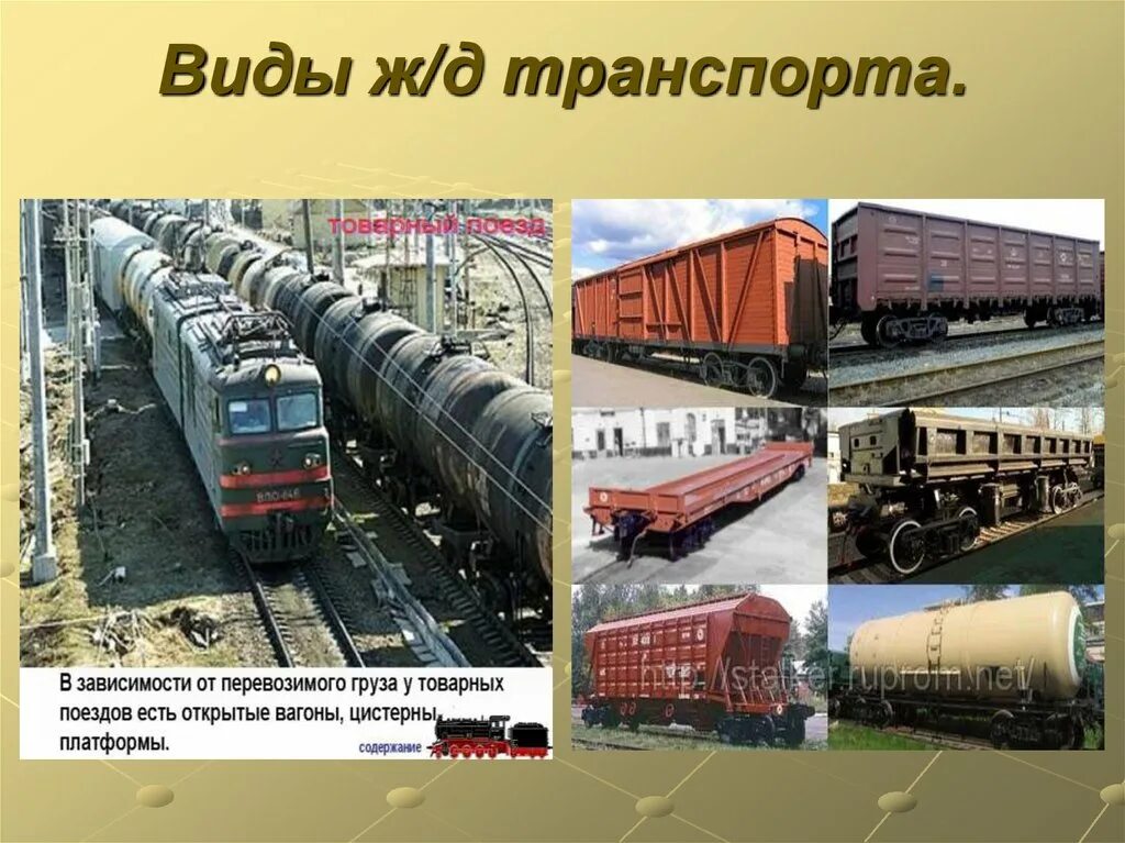 Виды железнодорожного транспорта. Железнодородныйвид транспорта. Транспорт России. Разновидности поездов.