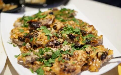 Мясо с грецким орехом