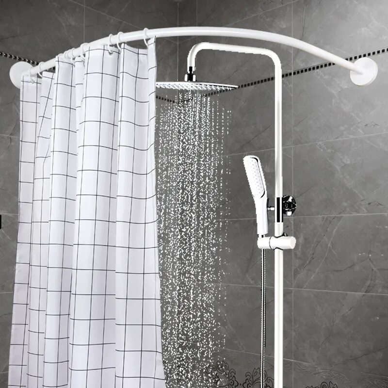 Curved Shower Curtain Rod 90х90. Штора для душевого поддона. Душевая кабина со шторкой. Душевой уголок с занавеской. Шторка для душевого поддона