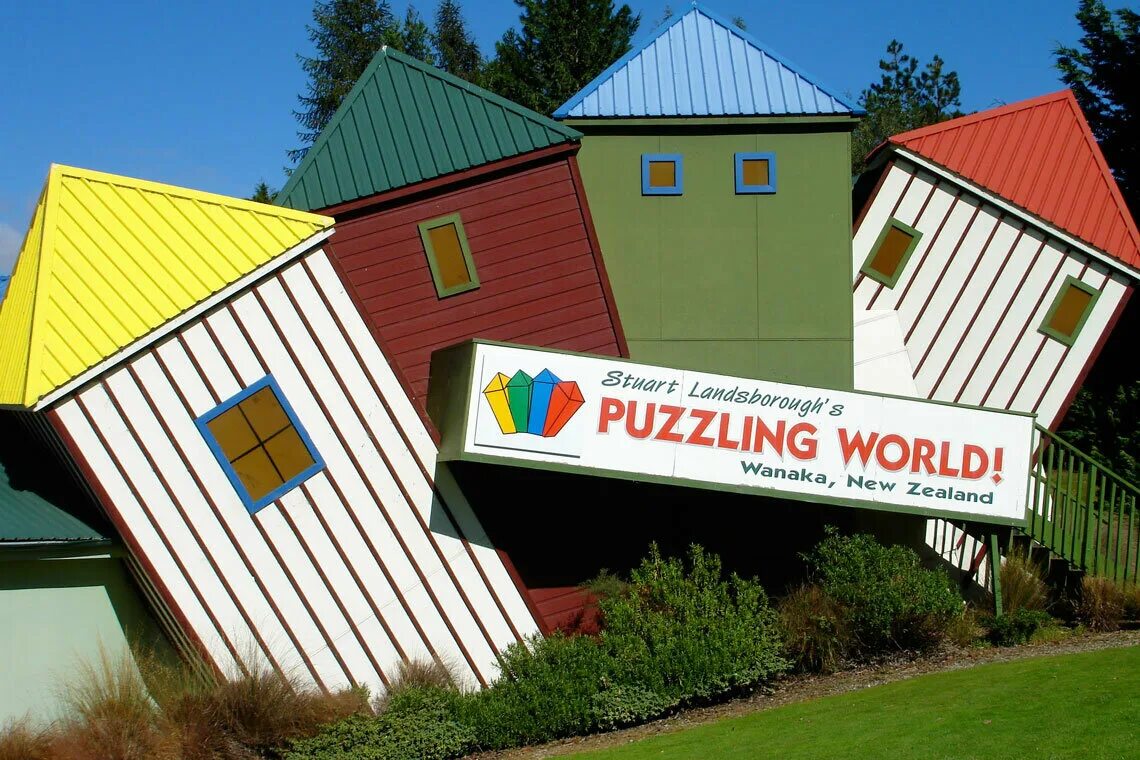 Парк головоломок. Puzzling World новая Зеландия. Мир головоломок. Новая Зеландия пазлы.