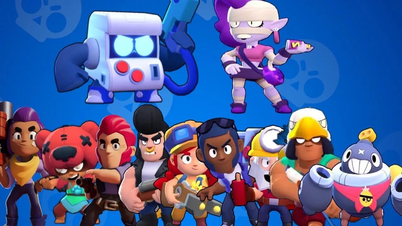 Какие есть персонажи в brawl stars. Герои Браво старс. Бойцы Браво старс. Герои игры Brawl Stars.