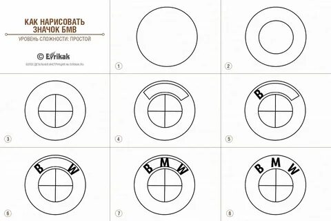 Значок бмв нарисовать (38 фото) .