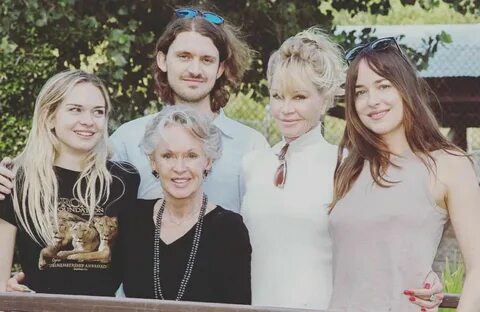 Posted on Instagram by Melanie Griffith Jesse Johnson, Don Johnson, Sons Da...