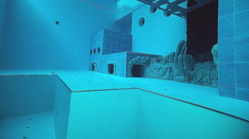 6 метров глубина. Бассейн y-40 Deep Joy. Самый глубокий бассейн в мире Немо 33. Y-40 the Deep Joy (Terme Millepini, Италия). Самый глубокий бассейн в мире y-40.