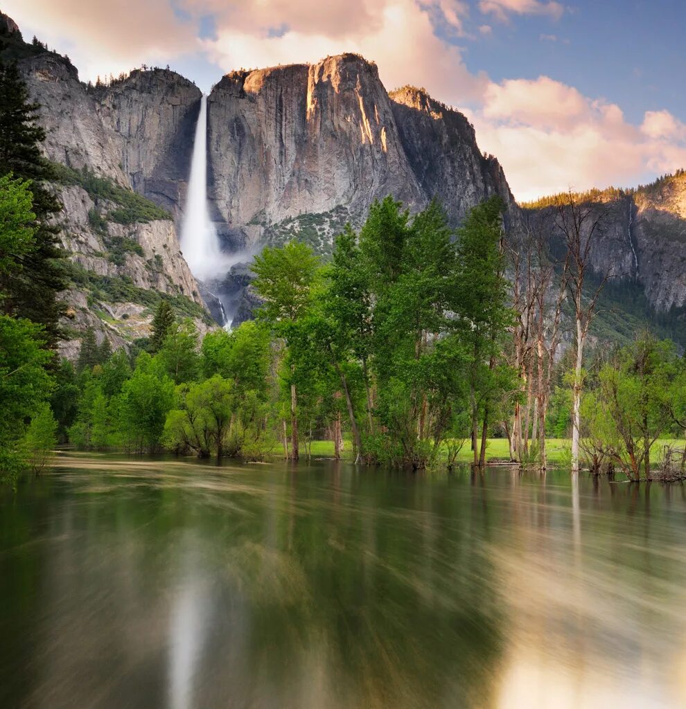 Водопады: Йосемитский, Ниагарский. Красивая природа. Чудеса природы. Красивые водопады. Самая красивая картинка природы в мире