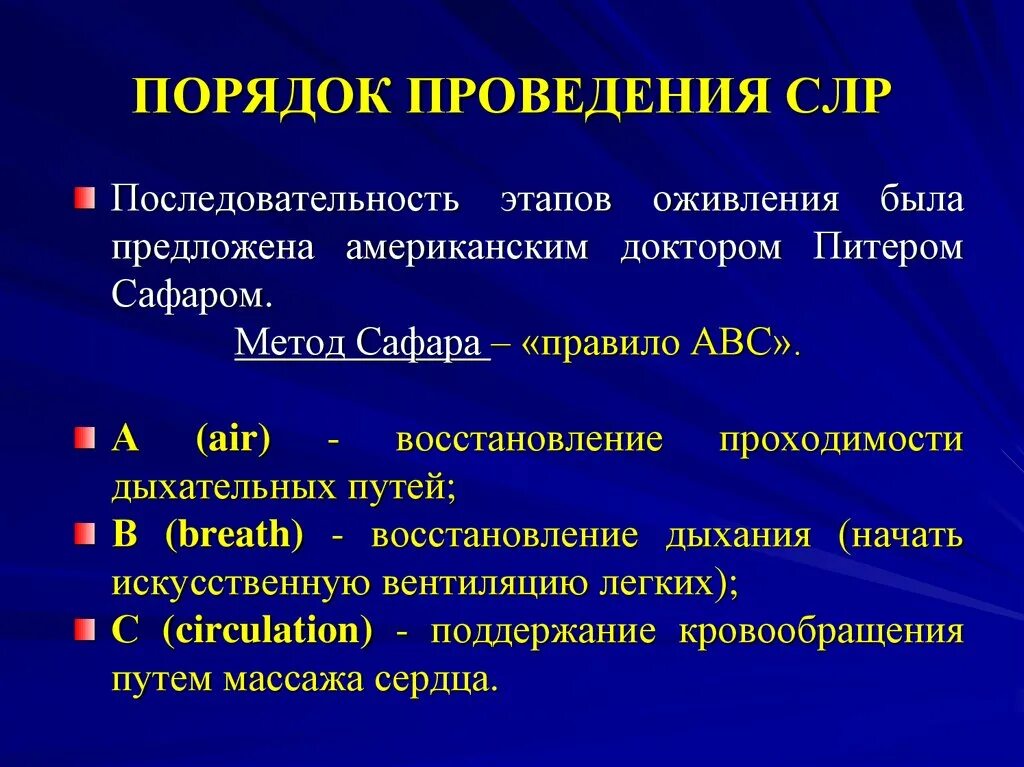 Реанимационные осложнения. Порядок проведения СЛР. Порядок выполнения сердечно-легочной реанимации. Правила проведения СДР. Порядок действий при проведении сердечно-легочной реанимации.