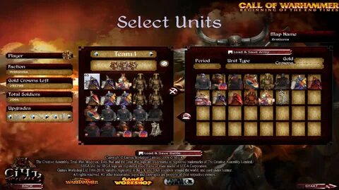 Select units