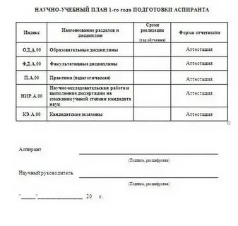 Индивидуальные планы тренеров