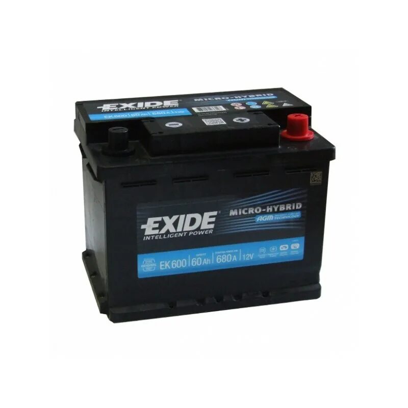 Exide start stop agm ek600. АКБ Exide AGM ek600. АГМ Эксайд 60. Exide 60 Ah 600. Exide Ek 600 EFB.