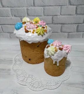 Цветы из безе на кулич