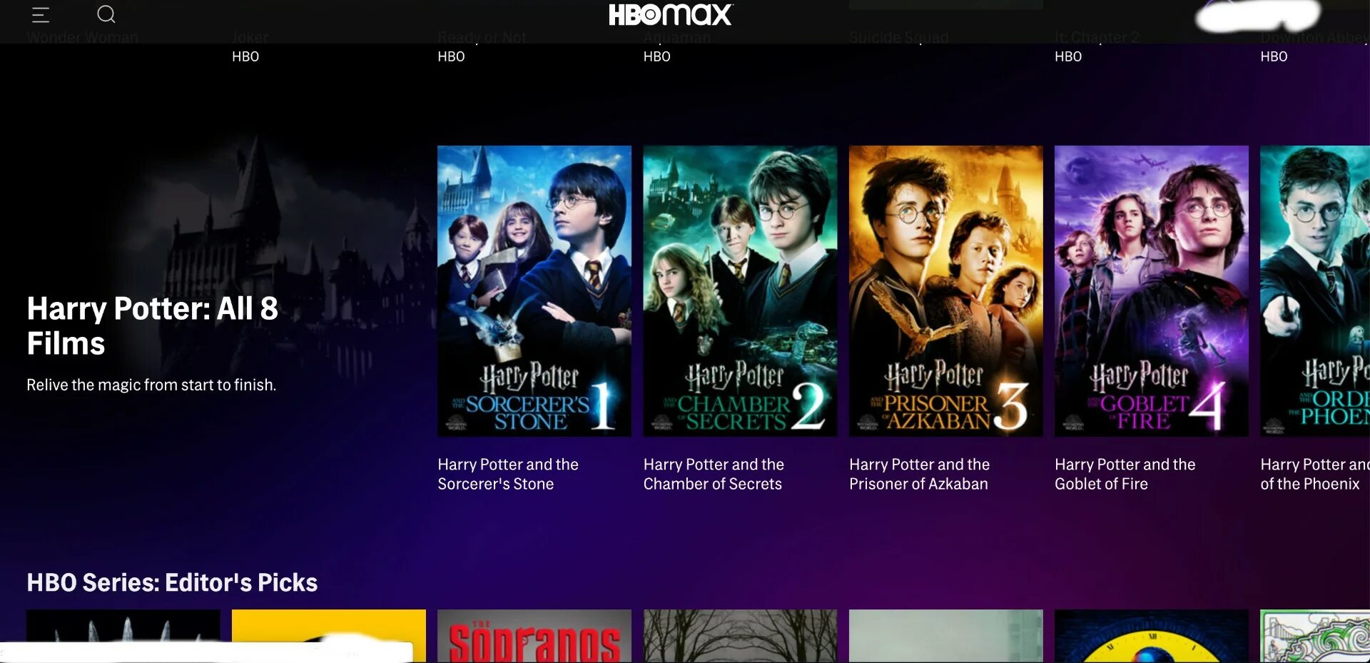 Harry Potter Series HBO. Harry potter is a series