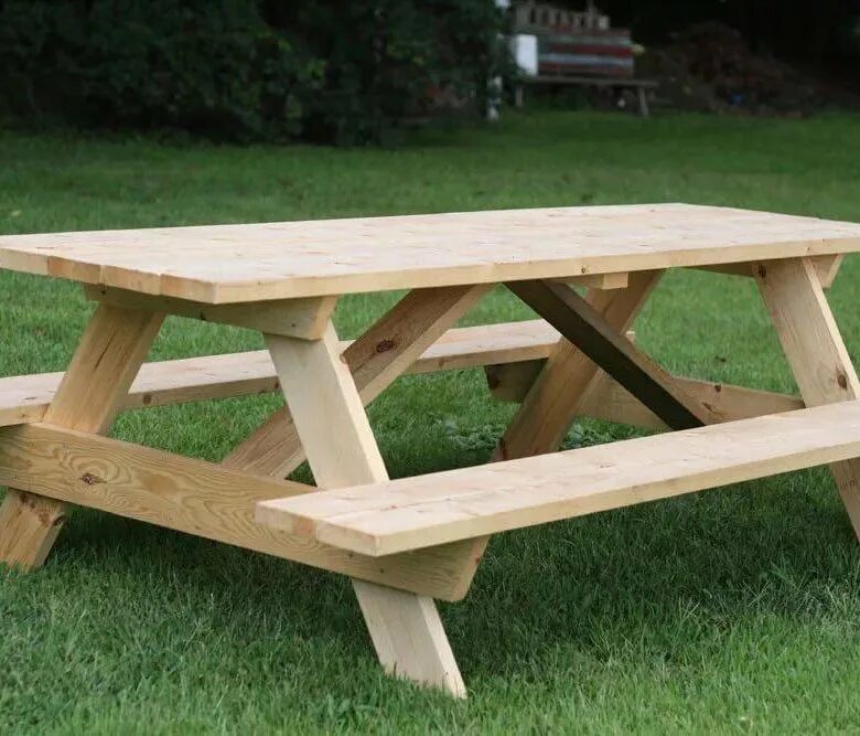 Уличный стол своими руками из дерева. Дачный столик. Садовый стол с лавками. Стол садовый деревянный. Дачный стол с лавками.