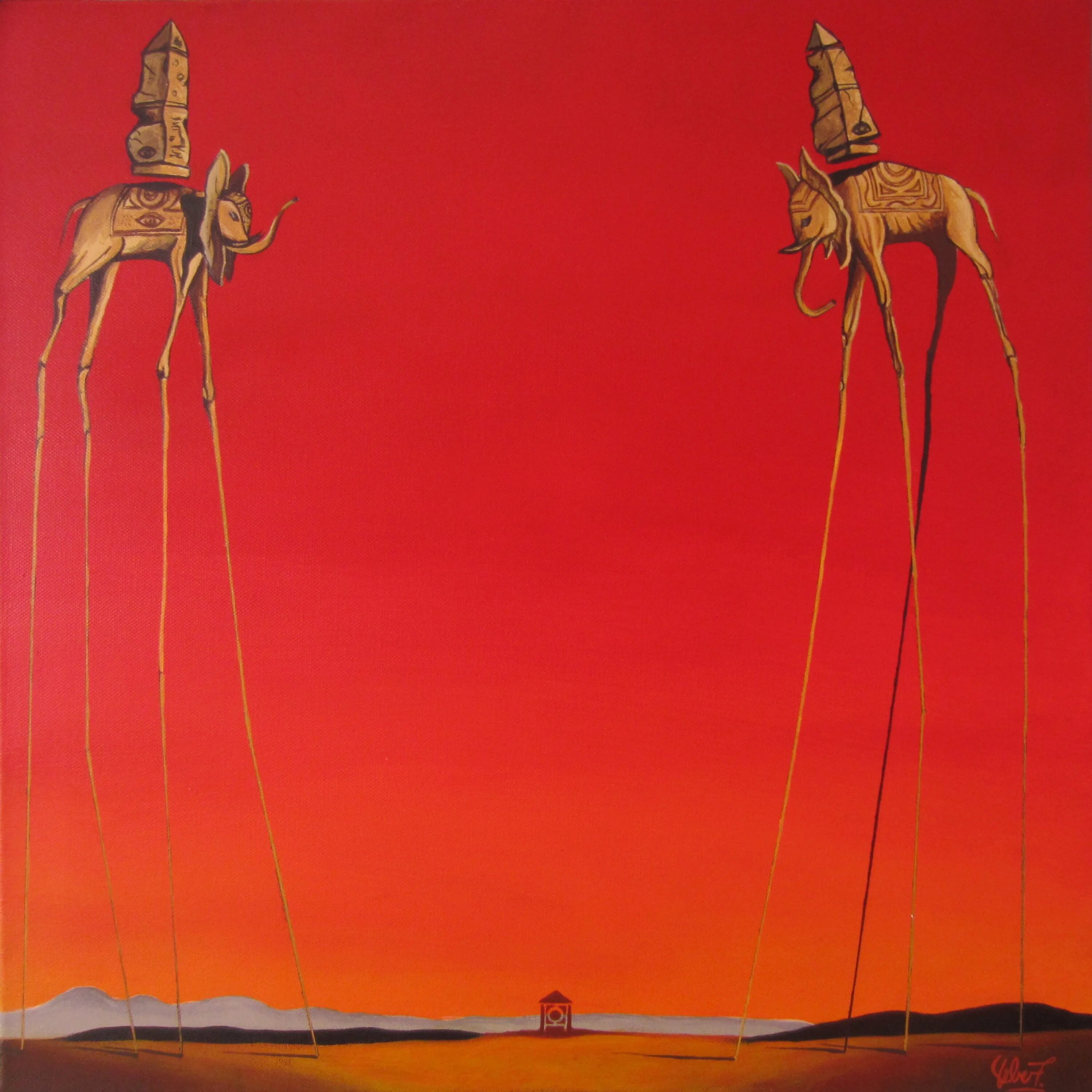 Дали какие картины. Salvador Dali Elephants. Сальвадор дали слоны. Сальвадор дали картины слоны. Сальвадор дали слоны оригинал 1948.