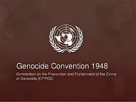 Конвенция о преступлении геноцида 1948