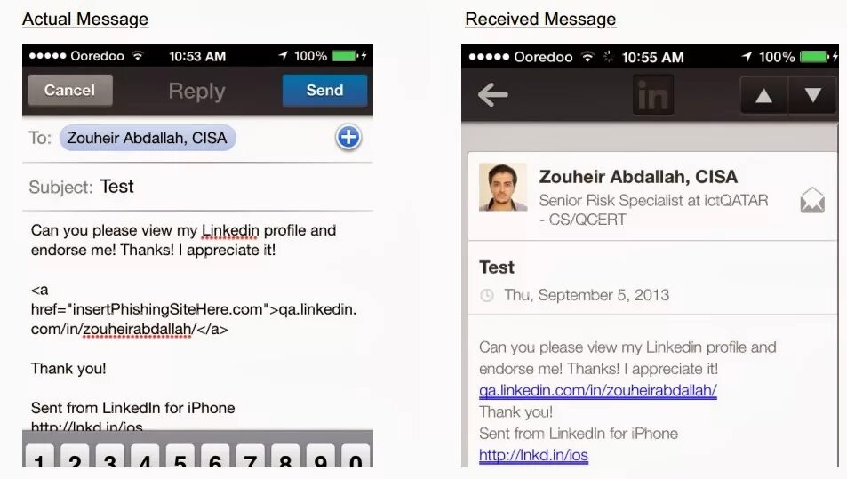 Sending reply