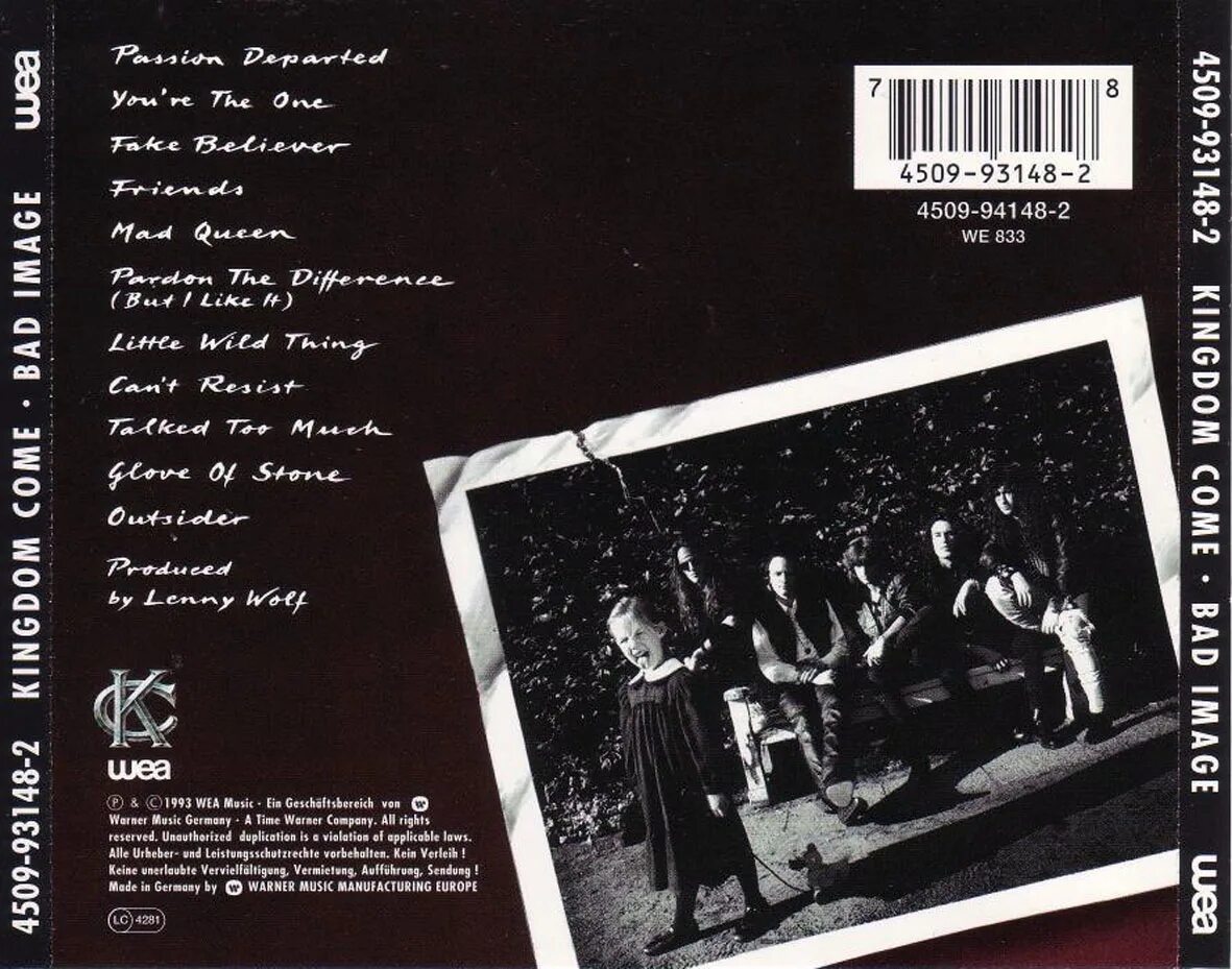 Kingdom альбомы. Kingdom come bad image 1993. kingdom come bad image. kingdom come обложки альбомов. kingdom come рок-группа.