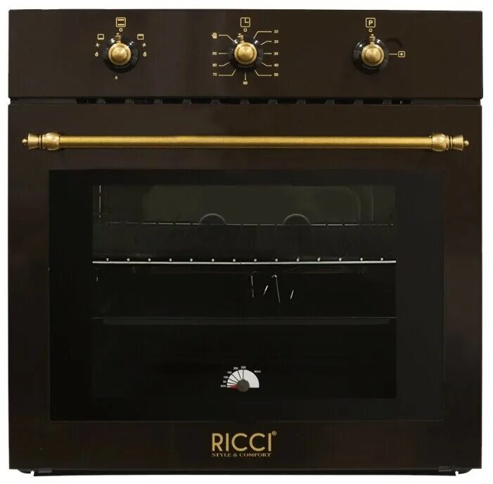 Духовой шкаф Ricci RGO 620 br. Духовой шкаф Ricci RGO 620 bg. Газовый духовой шкаф Ricci RGO-620br. Газовый духовой шкаф Ricci RGO-611bl.