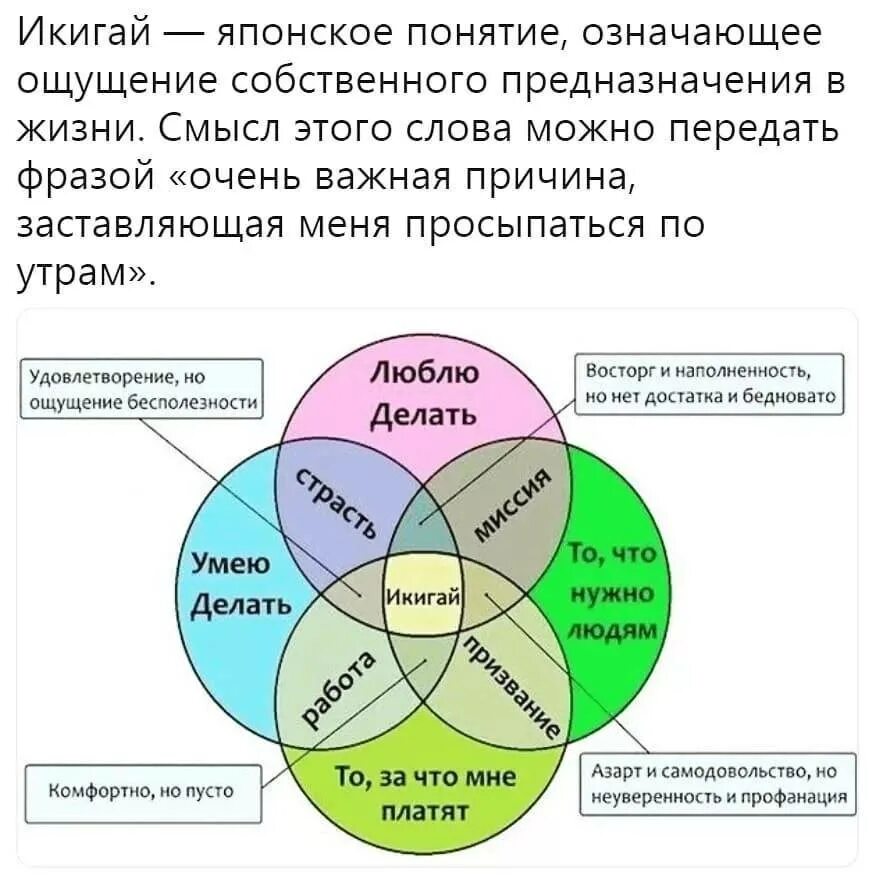 Жизненное предназначение по японски. Философия Икигай. Методика Икигай. Японская концепция Икигай. Икигай японская методика предназначения.