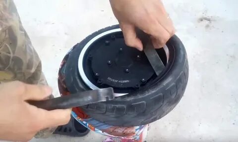 Замена задней покрышки
