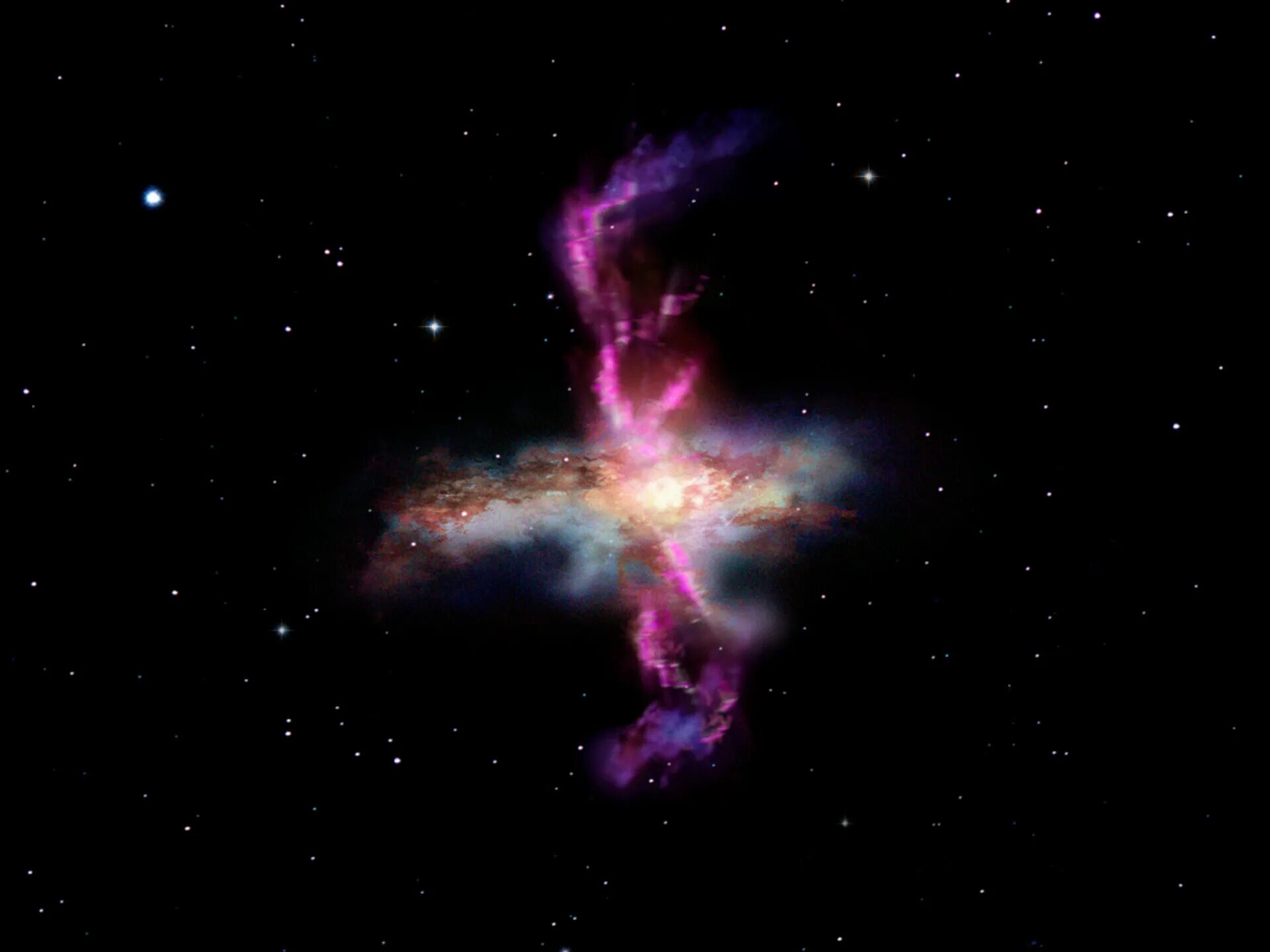 Звезды гибнут на землю. Туманность погибшей звезды PSR b1509-58. Хаббл туманность рука Бога. Галактика рука Бога. Рука Бога космос.