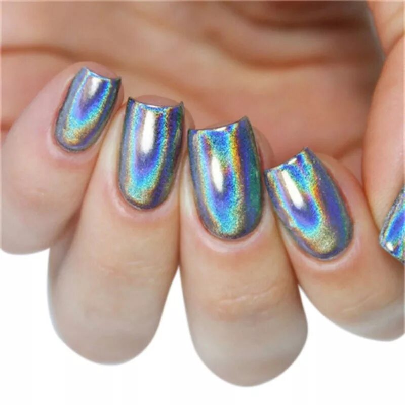 голографический лак. голография на ногтях. дизайн голография. дизайн голография. втирка призма голография.