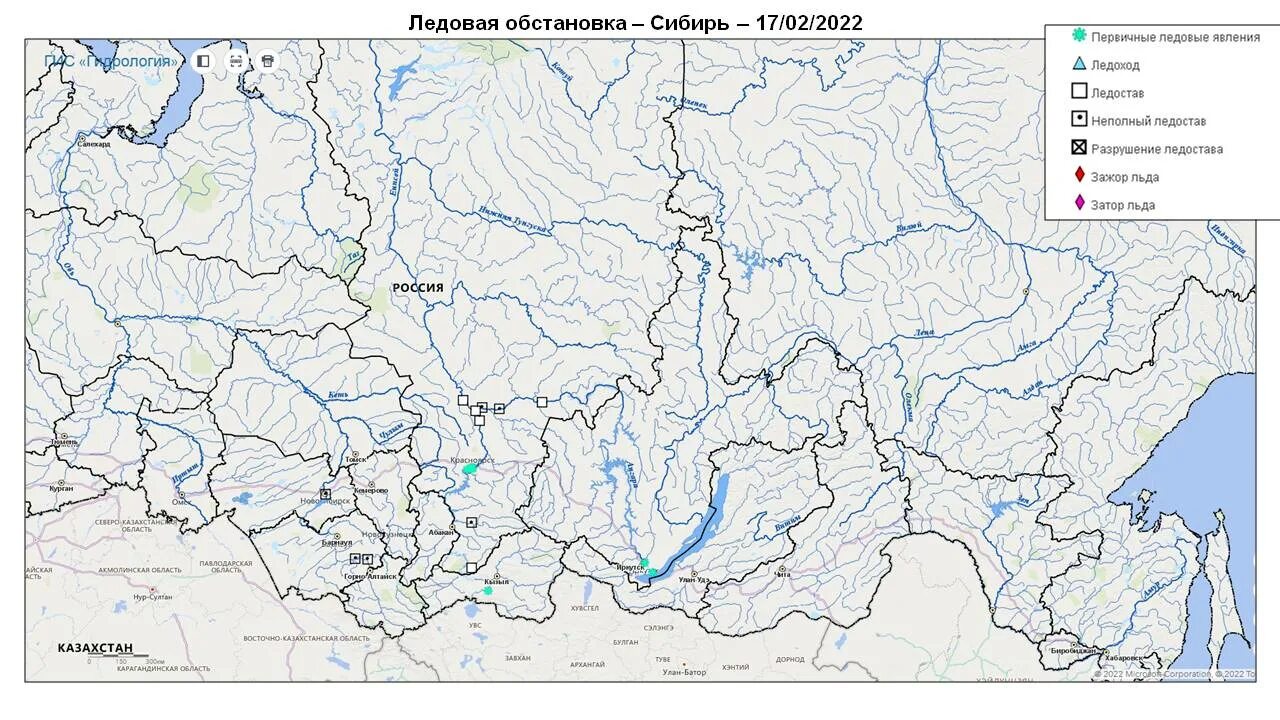 Приложение карты рек. Приложение карты рек