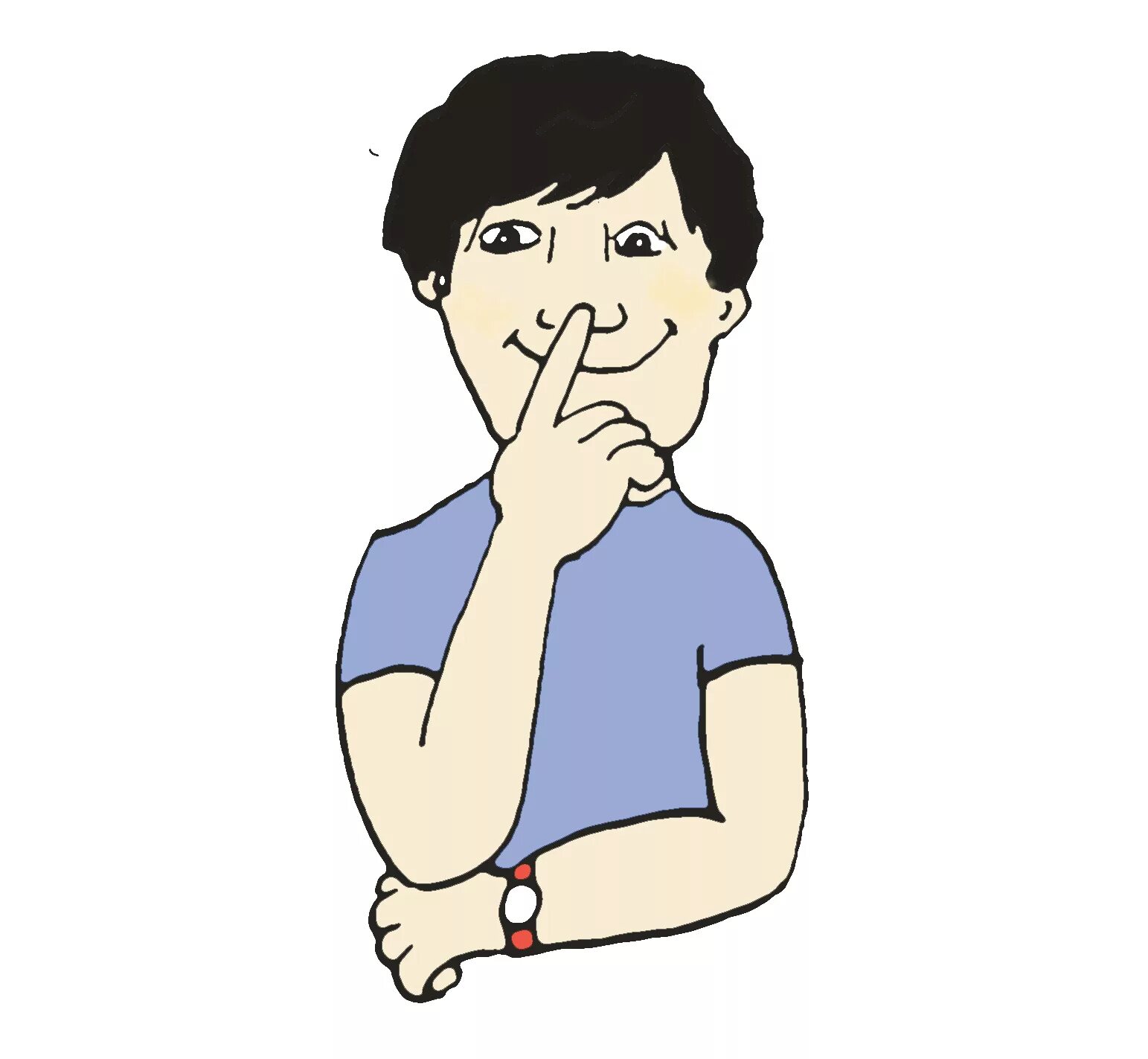 Touch nose