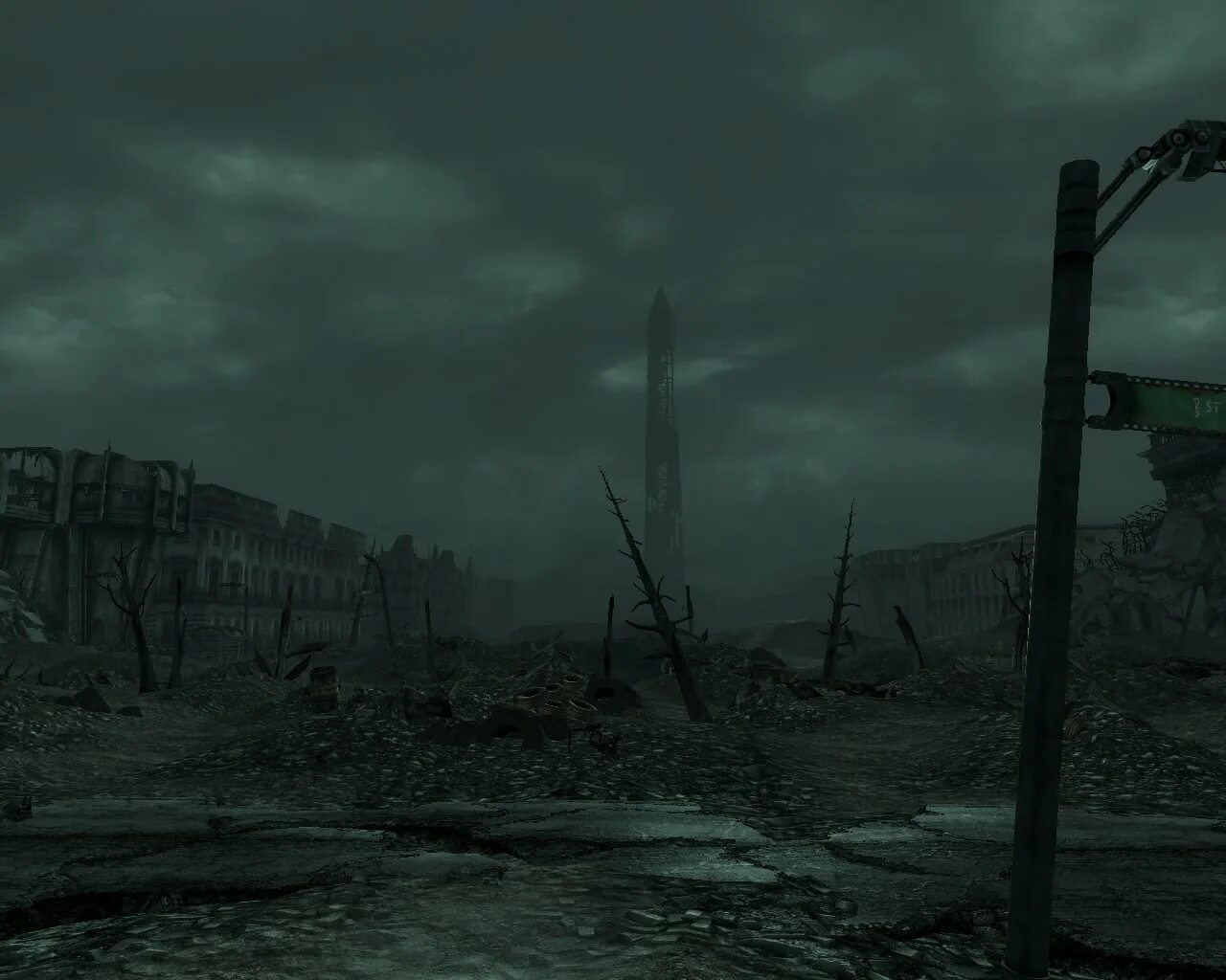 Fallout 3. Фоллаут 3 город. Оружейные склады Александрии Fallout 3. Fallout 3 поезд шляпа.