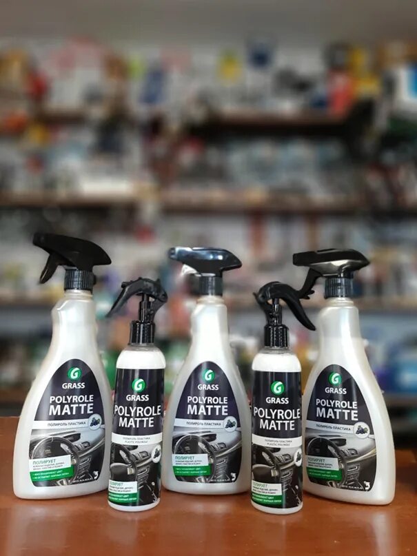 Grass polyrole matte. Полироль матовая grass. полироль грасс для пластика. полирующее средство&quot;polyrole matte&quot; (флакон 600мл). мастер автомагазина.