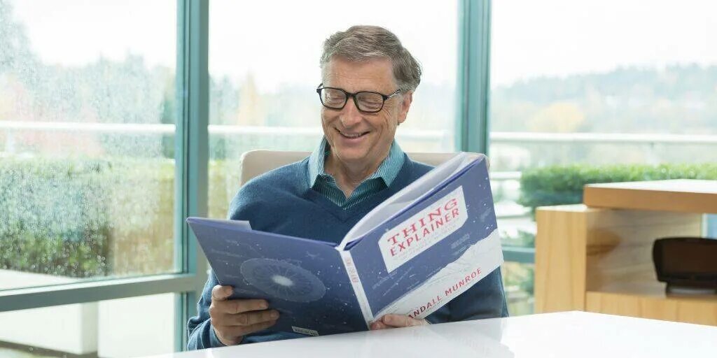 Successful reading. Bill Gates. Билл Гейтс книжка. Билл Гейтс читает. Билл Гейтс бизнес.