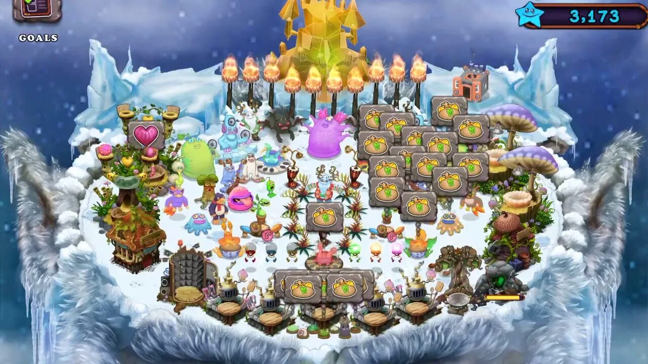 Остров холода my singing Monsters. My singing Monsters скрещивание зимний остров. My singing Monsters холодный остров монстры. Поющие монстры зимний остров. Вывести монстров холода